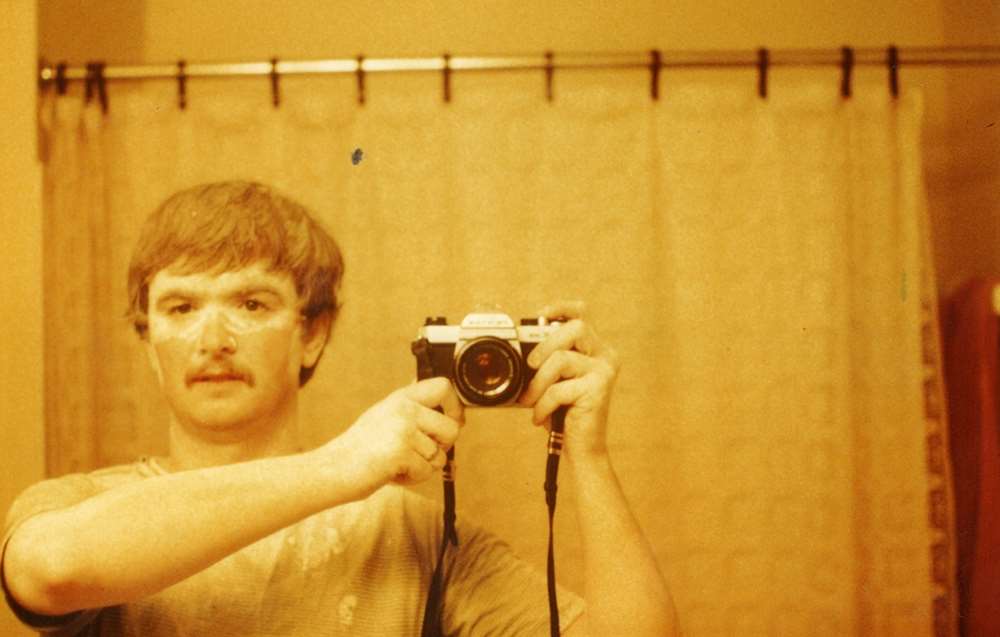 My first and only selfie: Sam Williamson, June 1984
