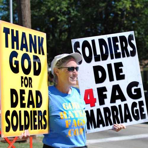 Westboro fan protests