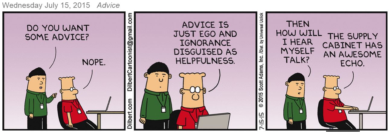 Dilbert - Advice