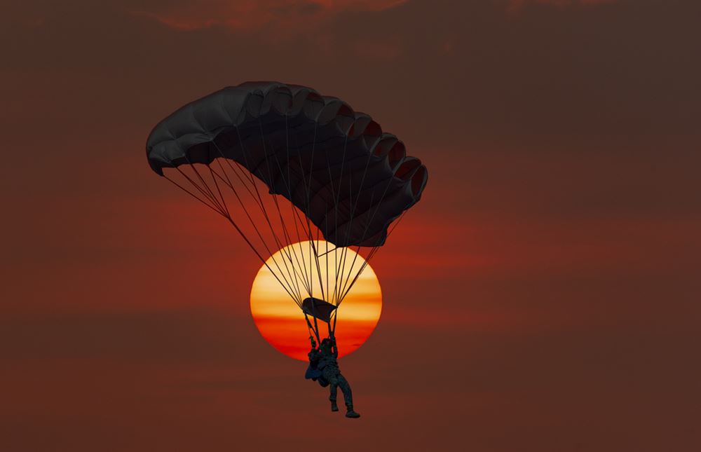 parachute jump